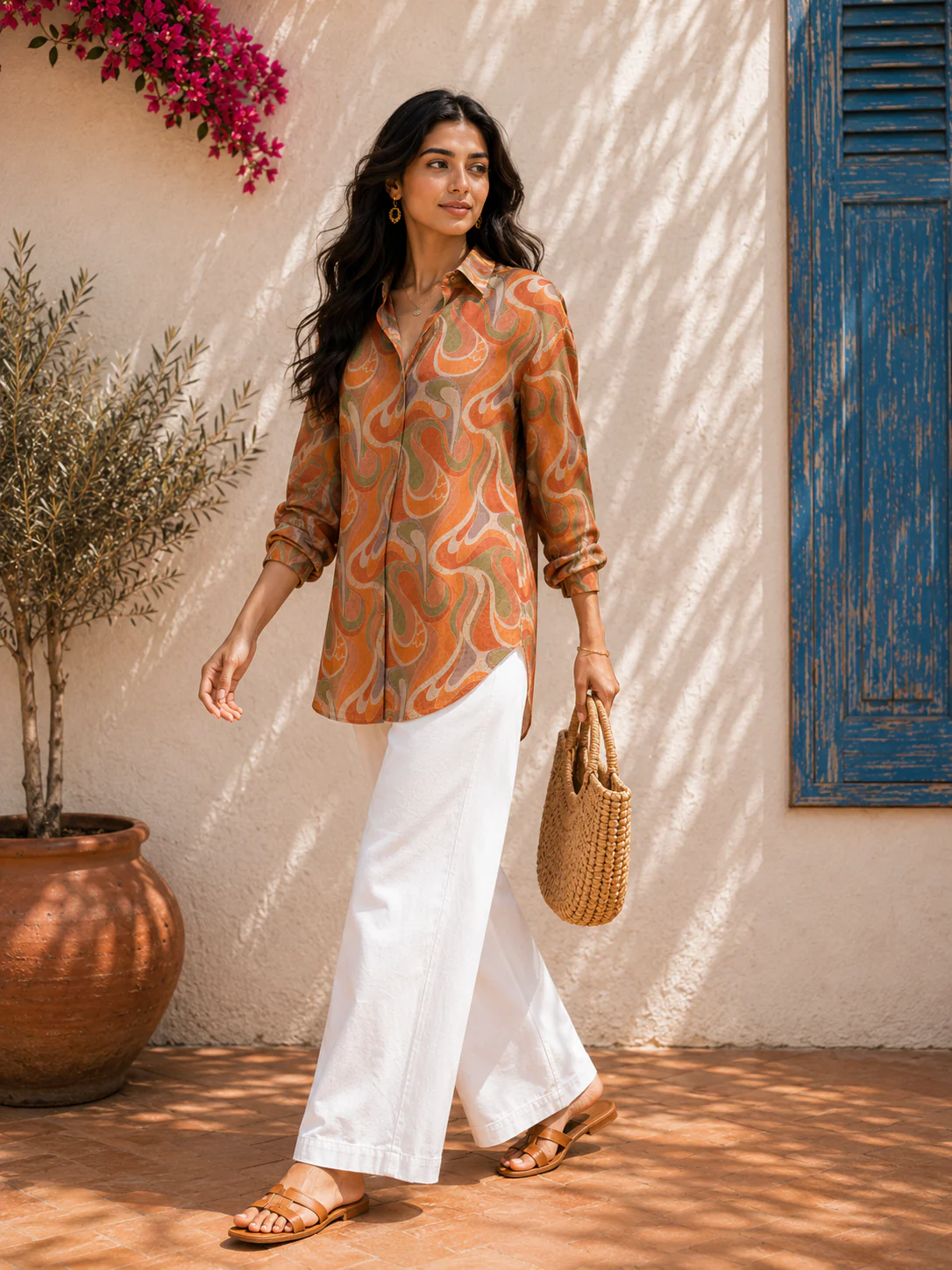 Aahista Sunset Swirl Co-ord Set