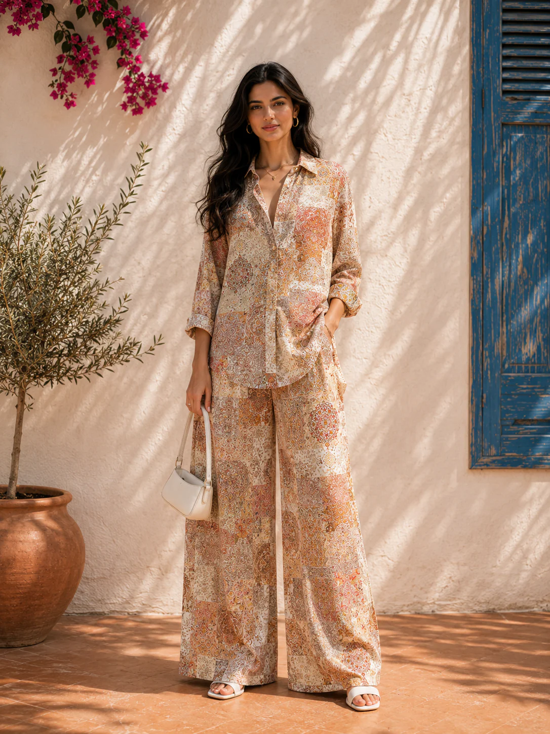 Aahista Terracotta Co-ord Set - Image 2
