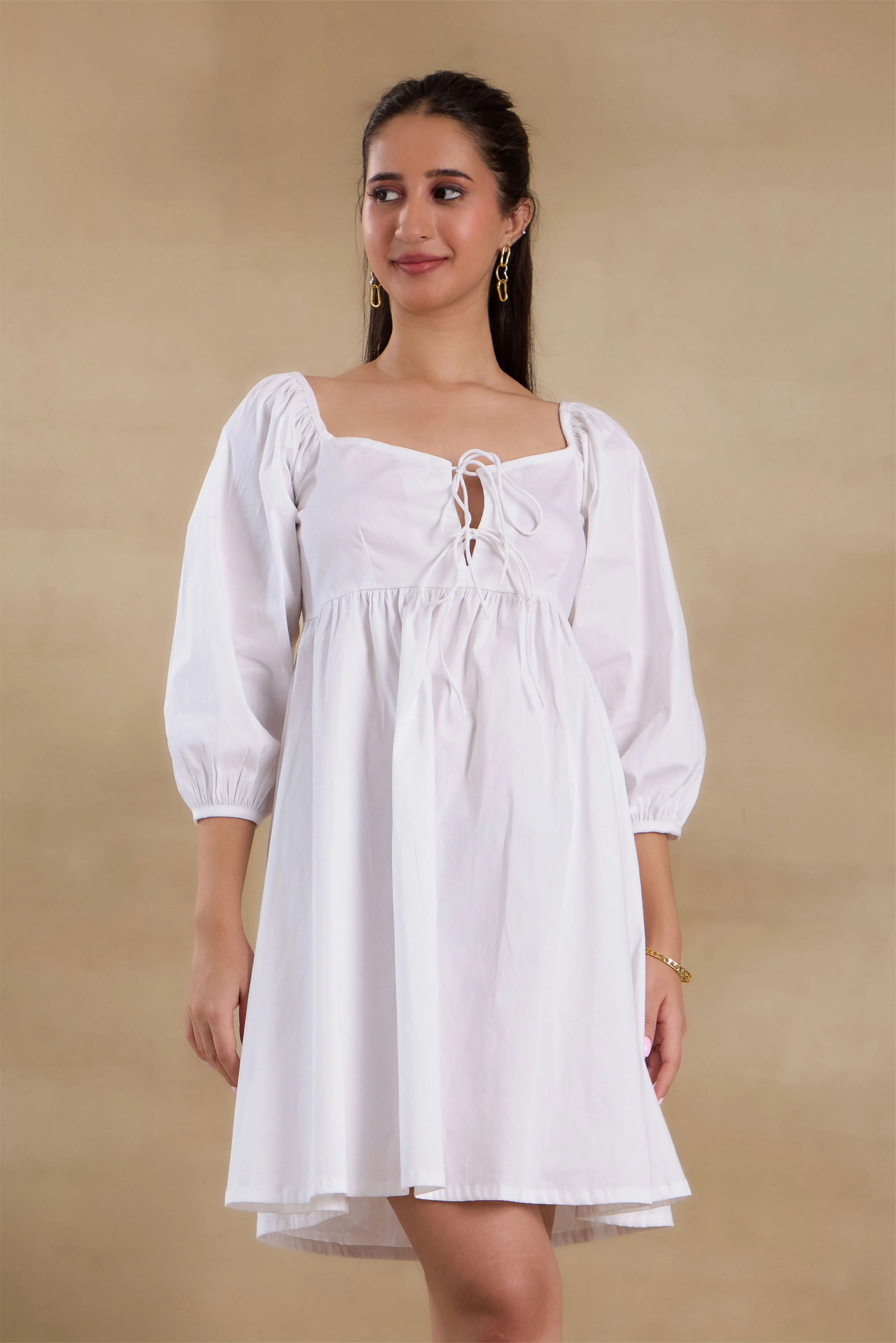 Alaya Essentials White Vacay Dress