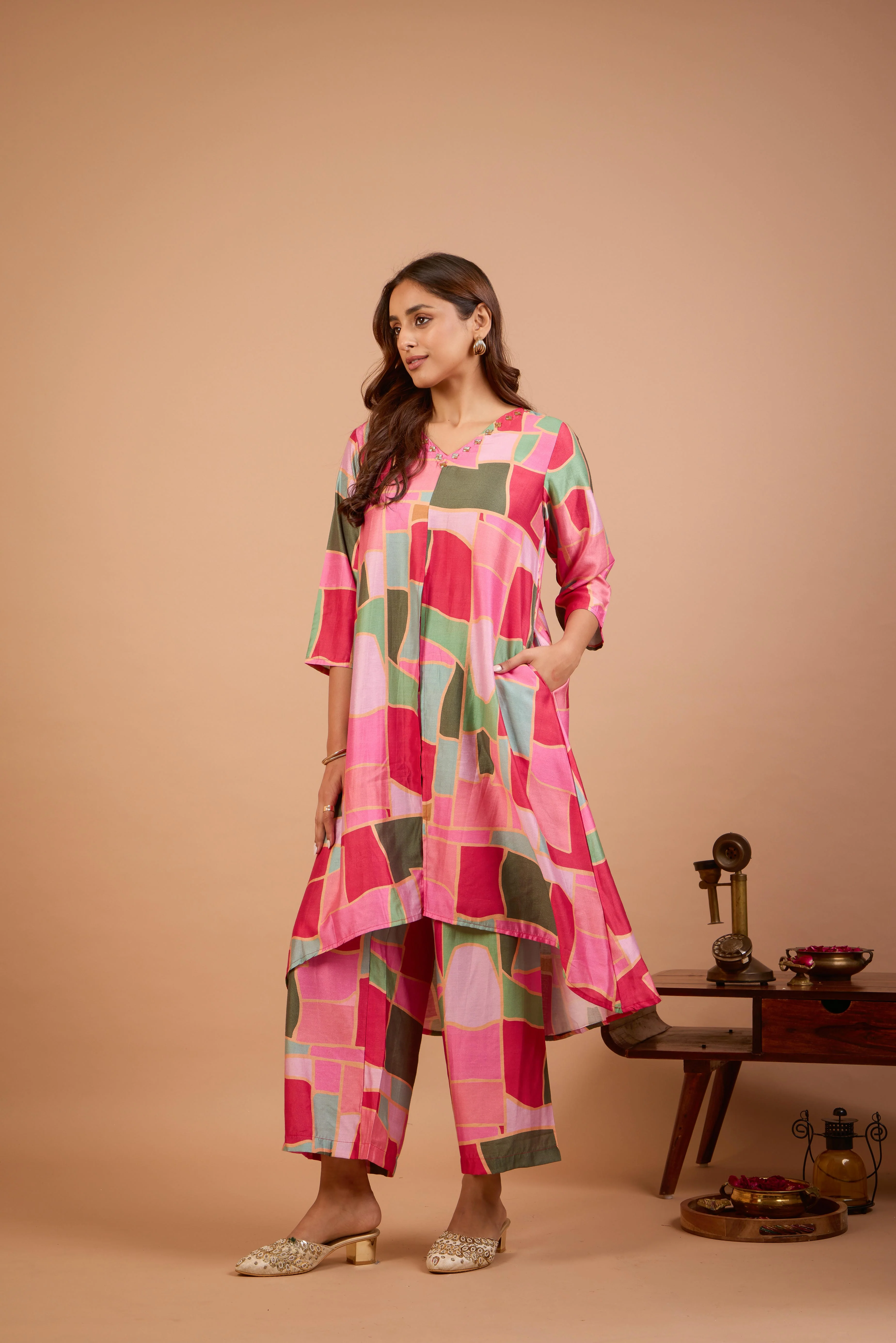 Jugni Multicolour Kurta Set - Image 2