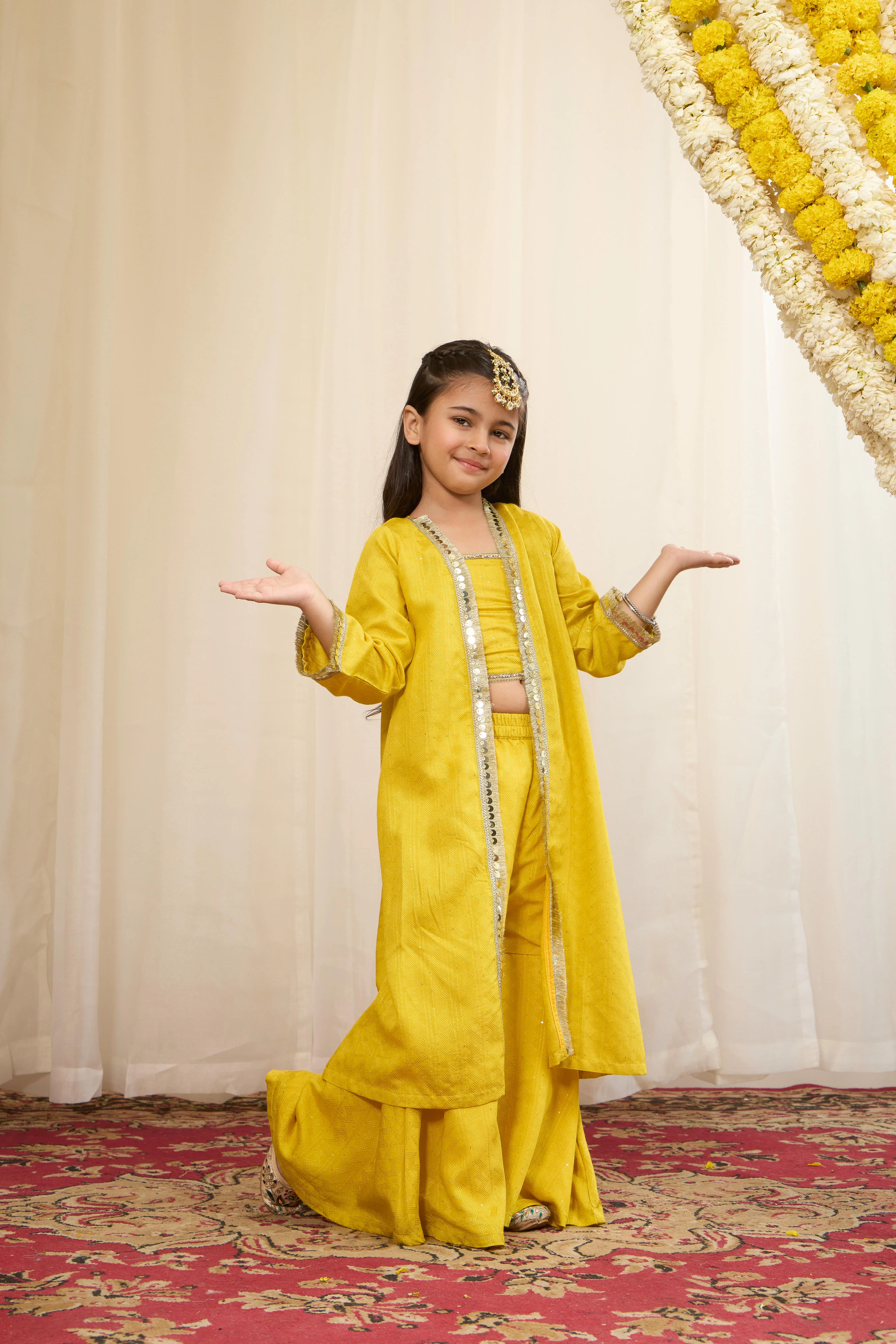 Alaya Kids Yellow Overlay Set