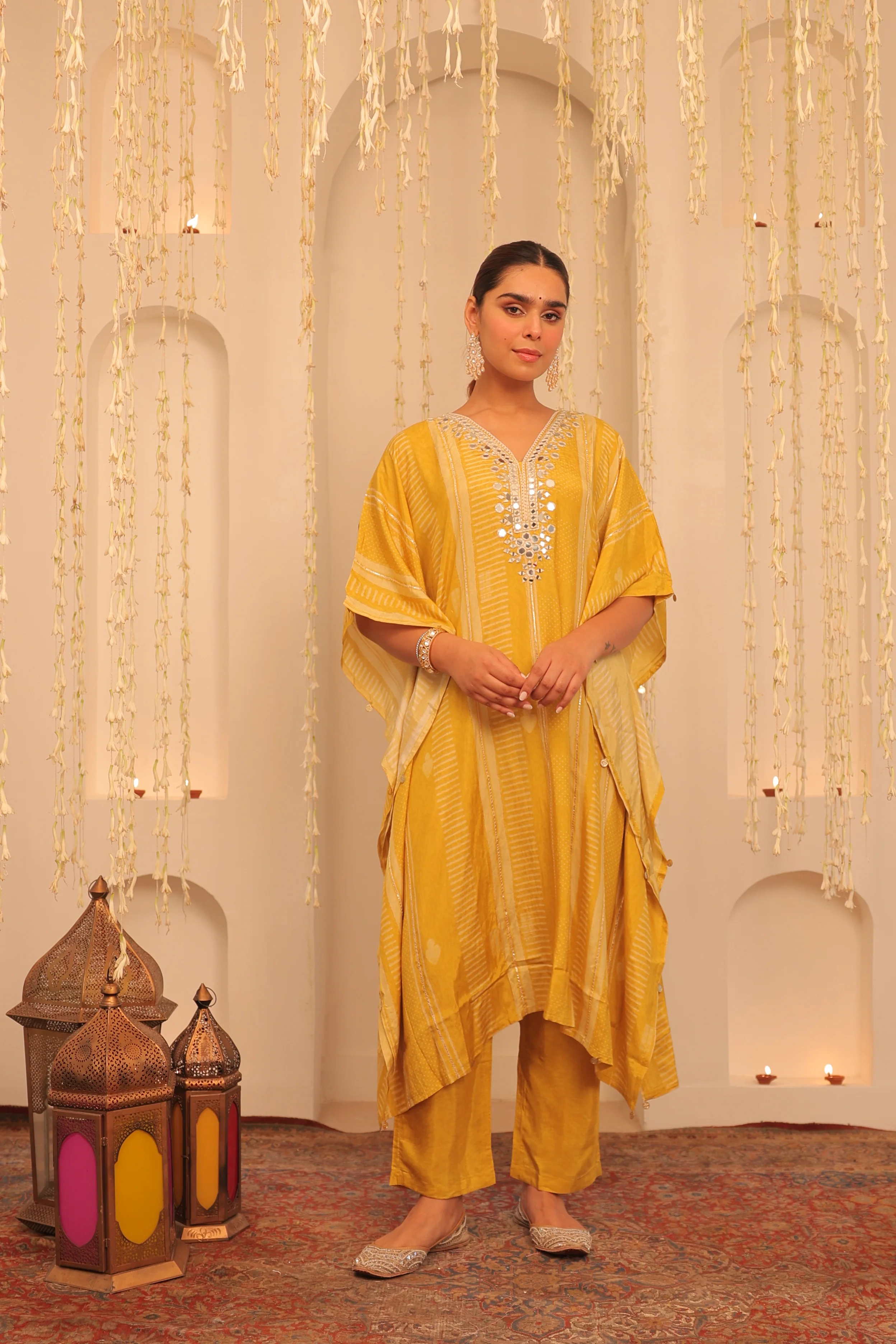 Mehfil Sunshine Kaftan Set