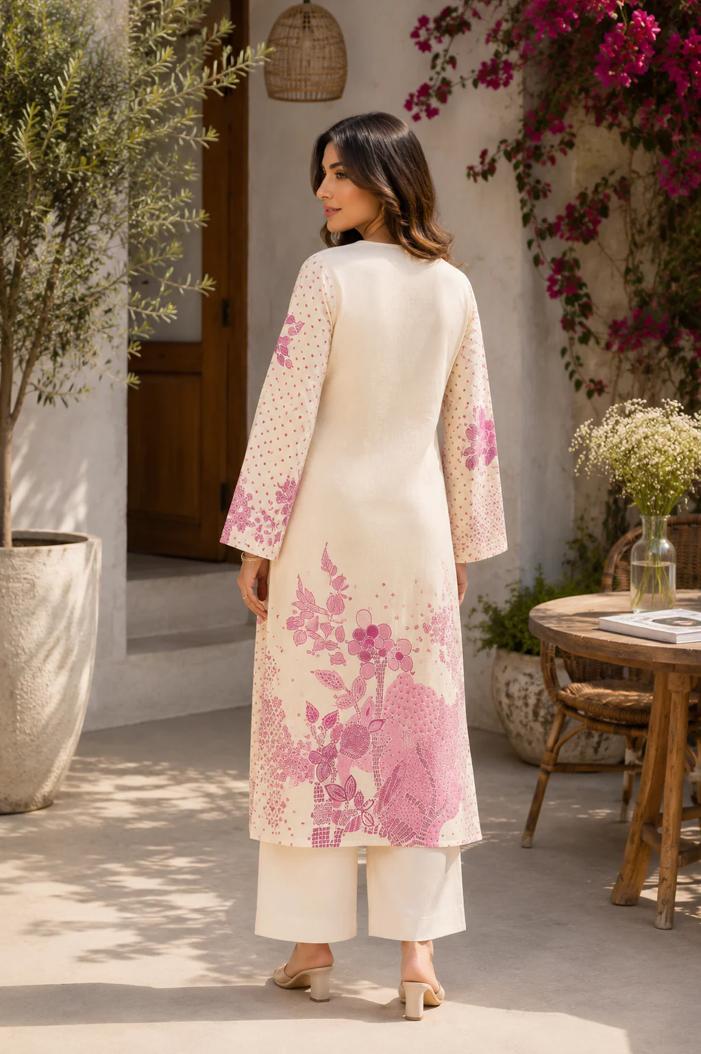 Alaya Select Ivory Statement Kurta Set - Image 5