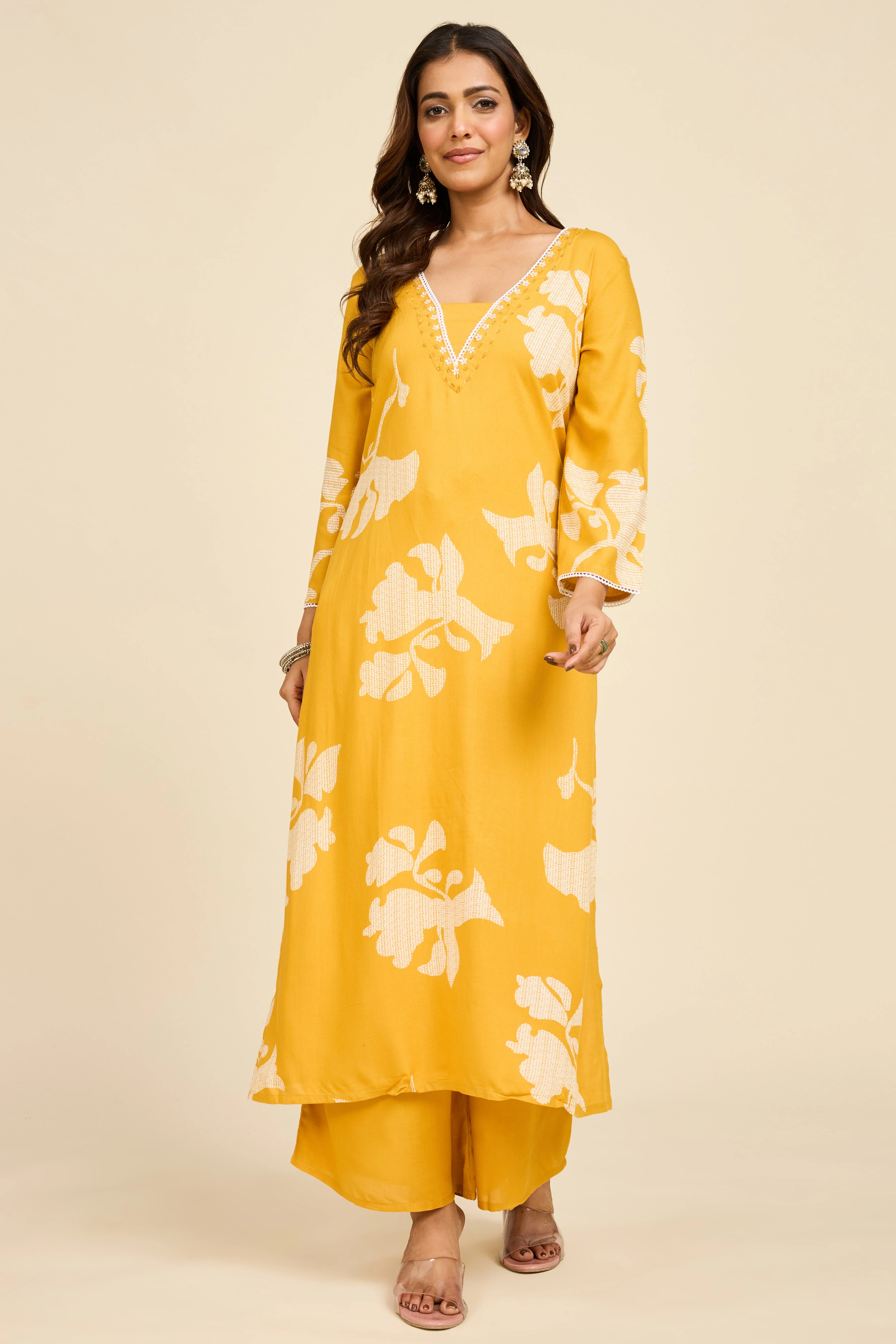 Alaya Select Marigold Kurta Set