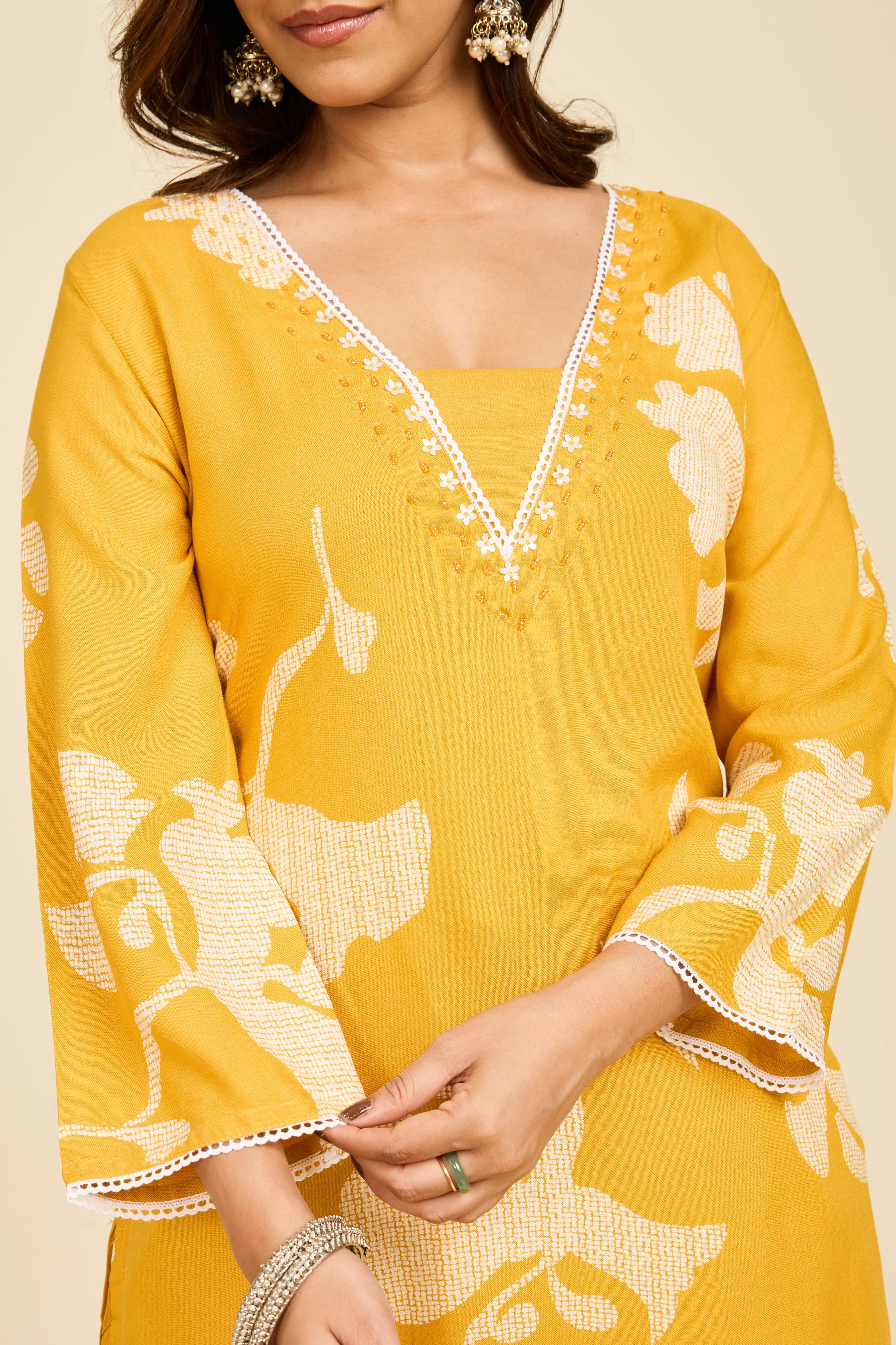 Alaya Select Marigold Kurta Set - Image 6