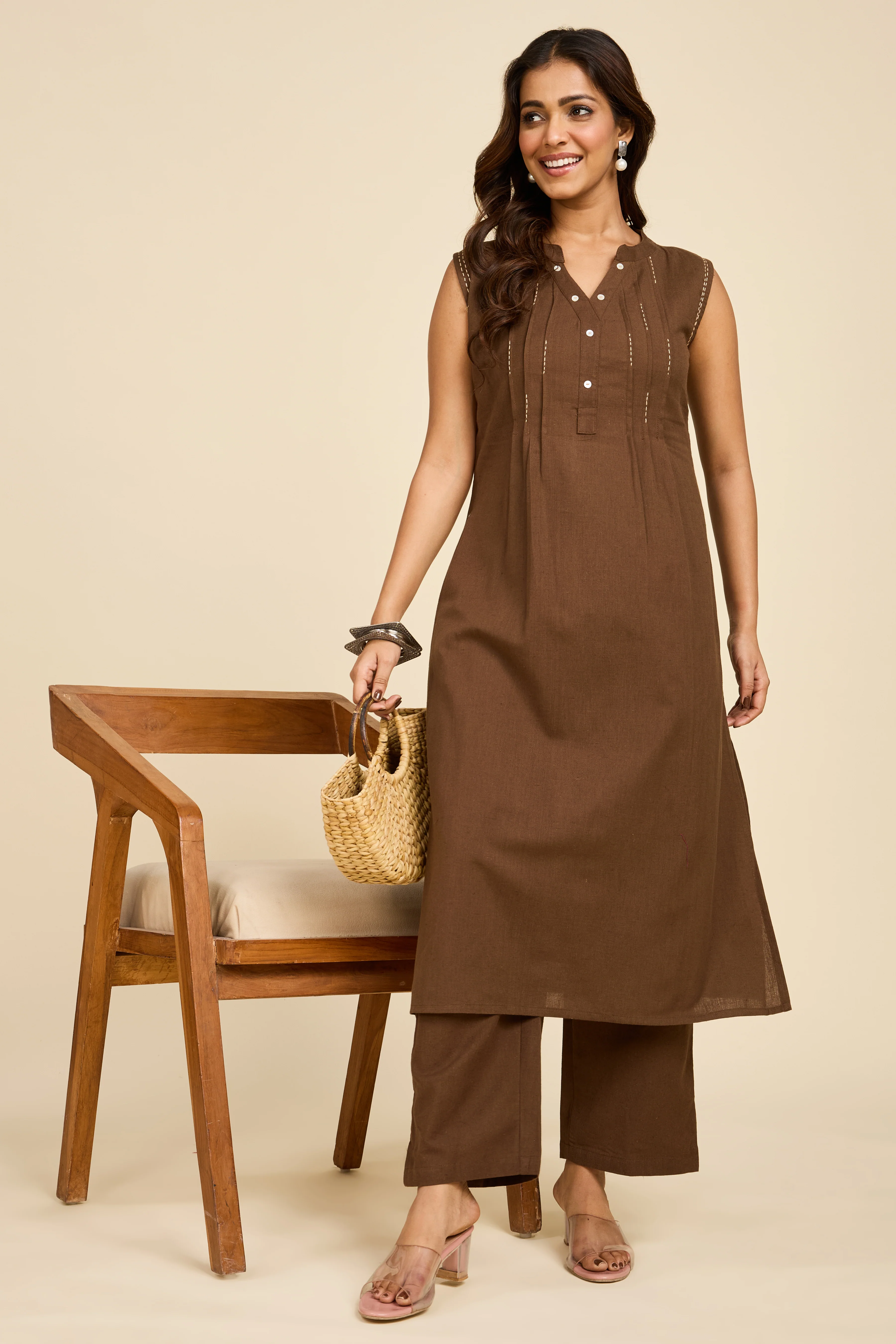 Alaya Select Mocha Co-ord Set - Image 5
