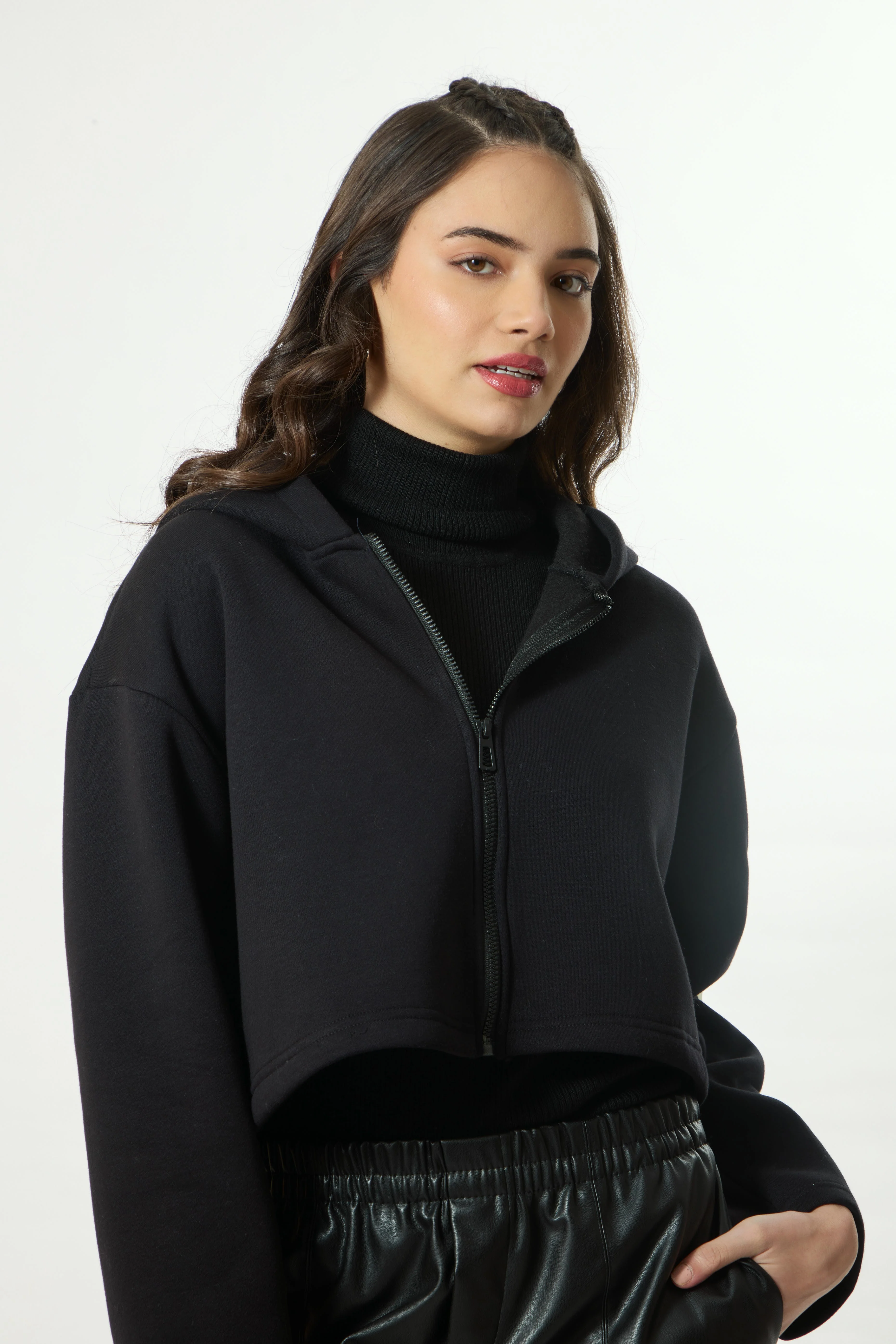 “FLEXIN” Premium Crop Hoodie - Image 7