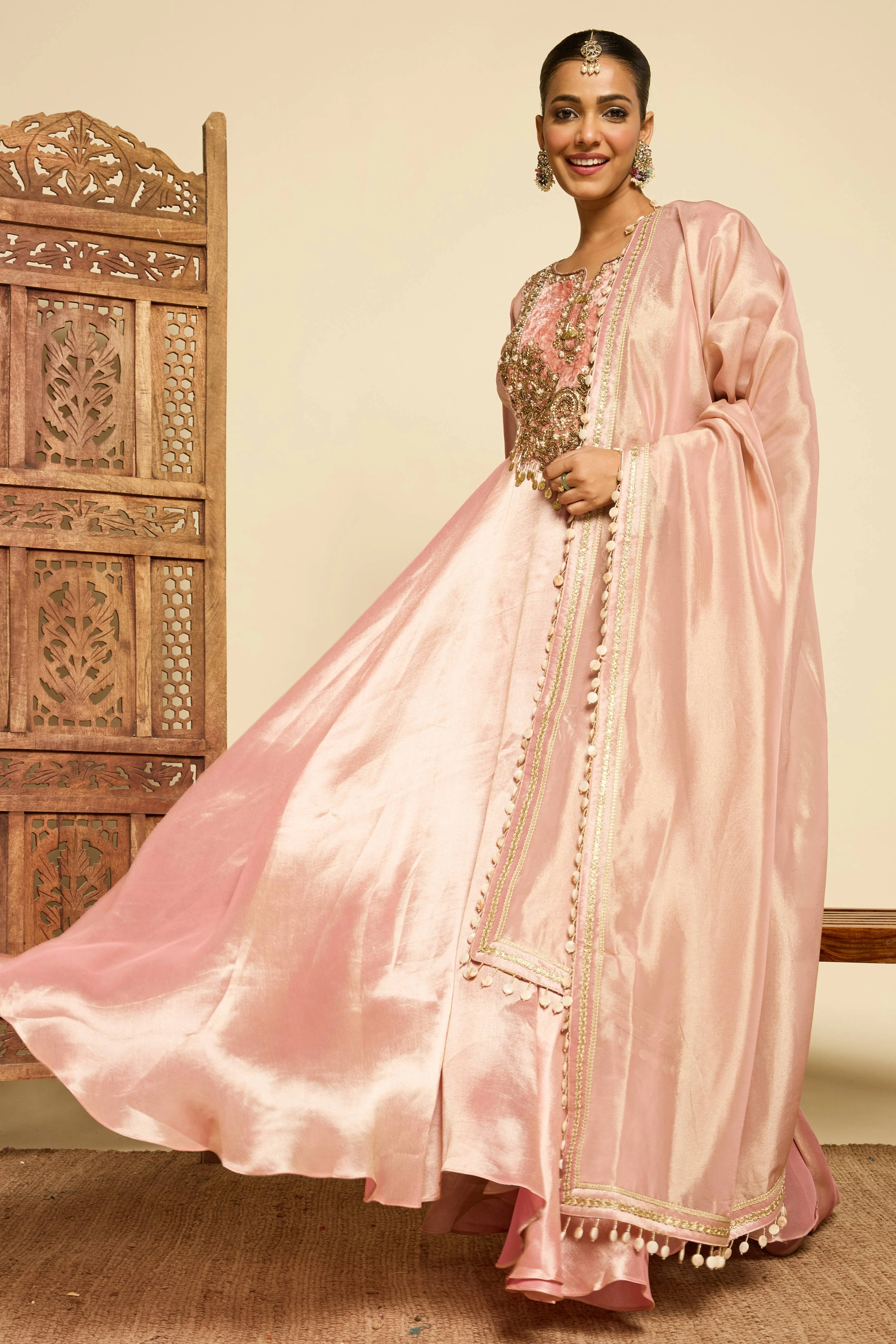 Malang Blush Anarkali Set - Image 6