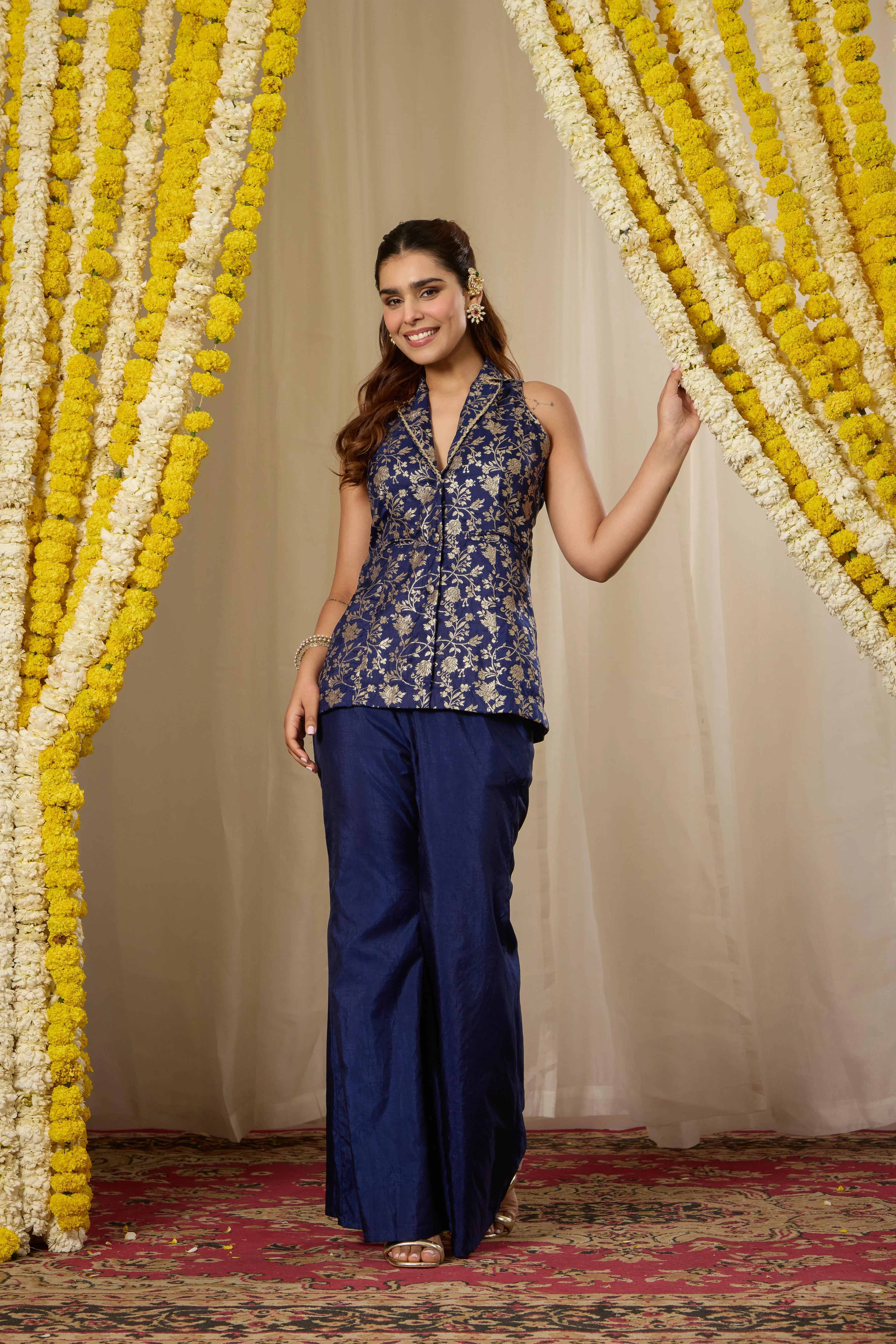 Malang Heritage Navy Blazer Set - Image 3