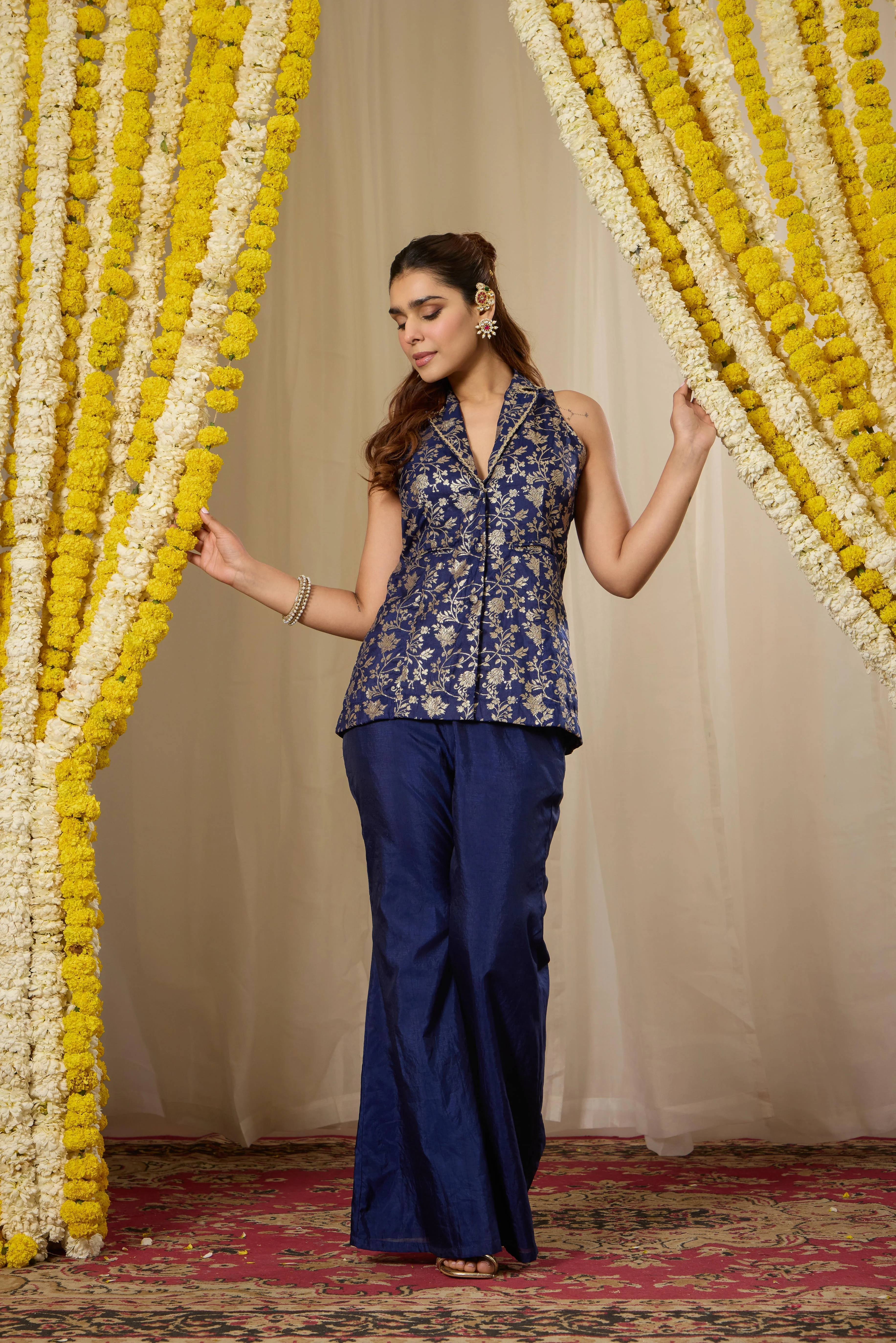 Malang Heritage Navy Blazer Set - Image 4