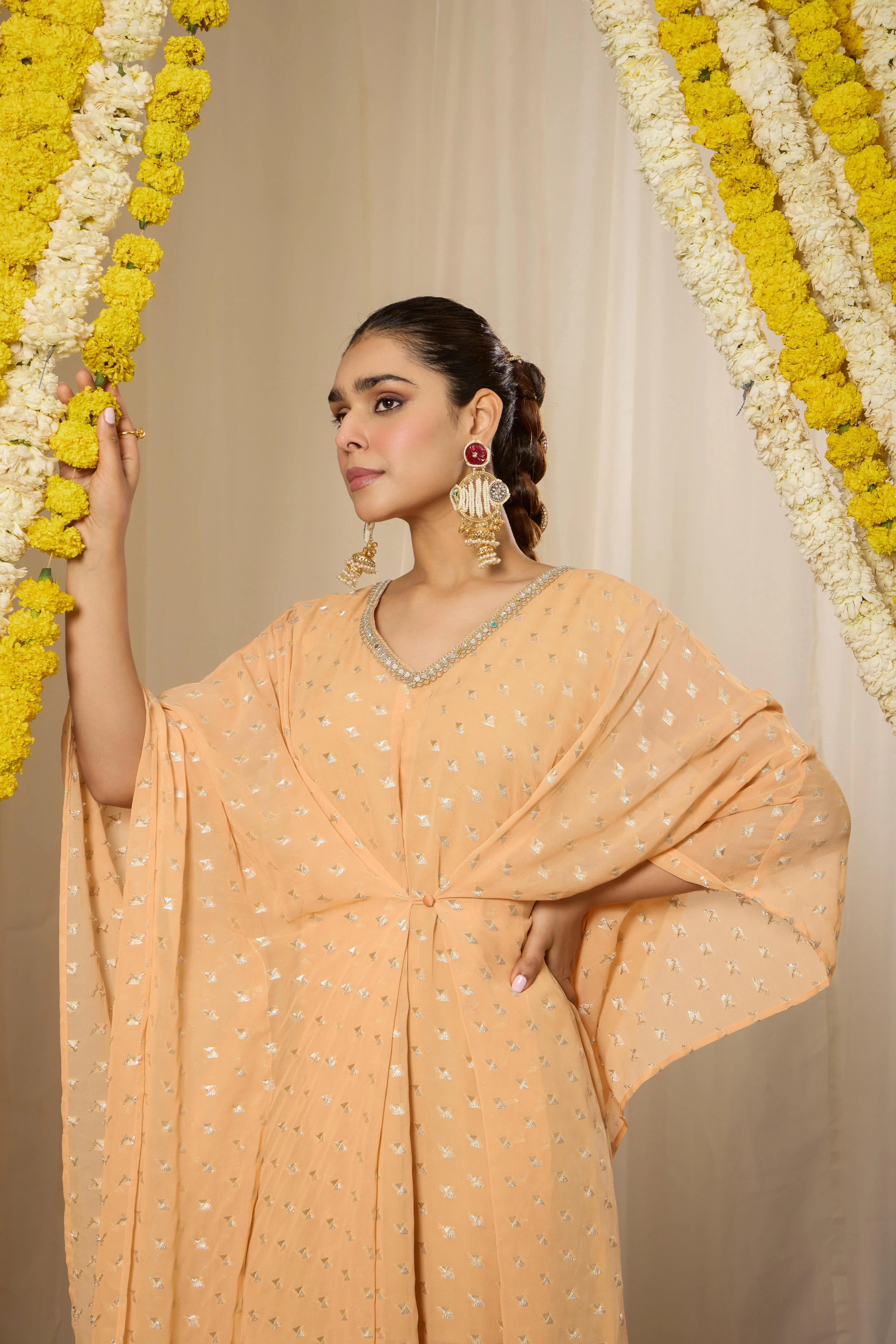 Malang Peach Kaftan - Image 2