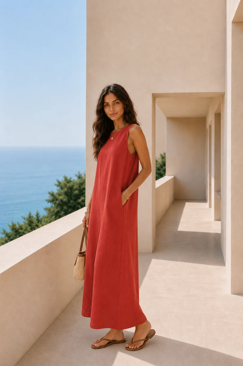 Tokyo Brick Ease Dress - Image 4