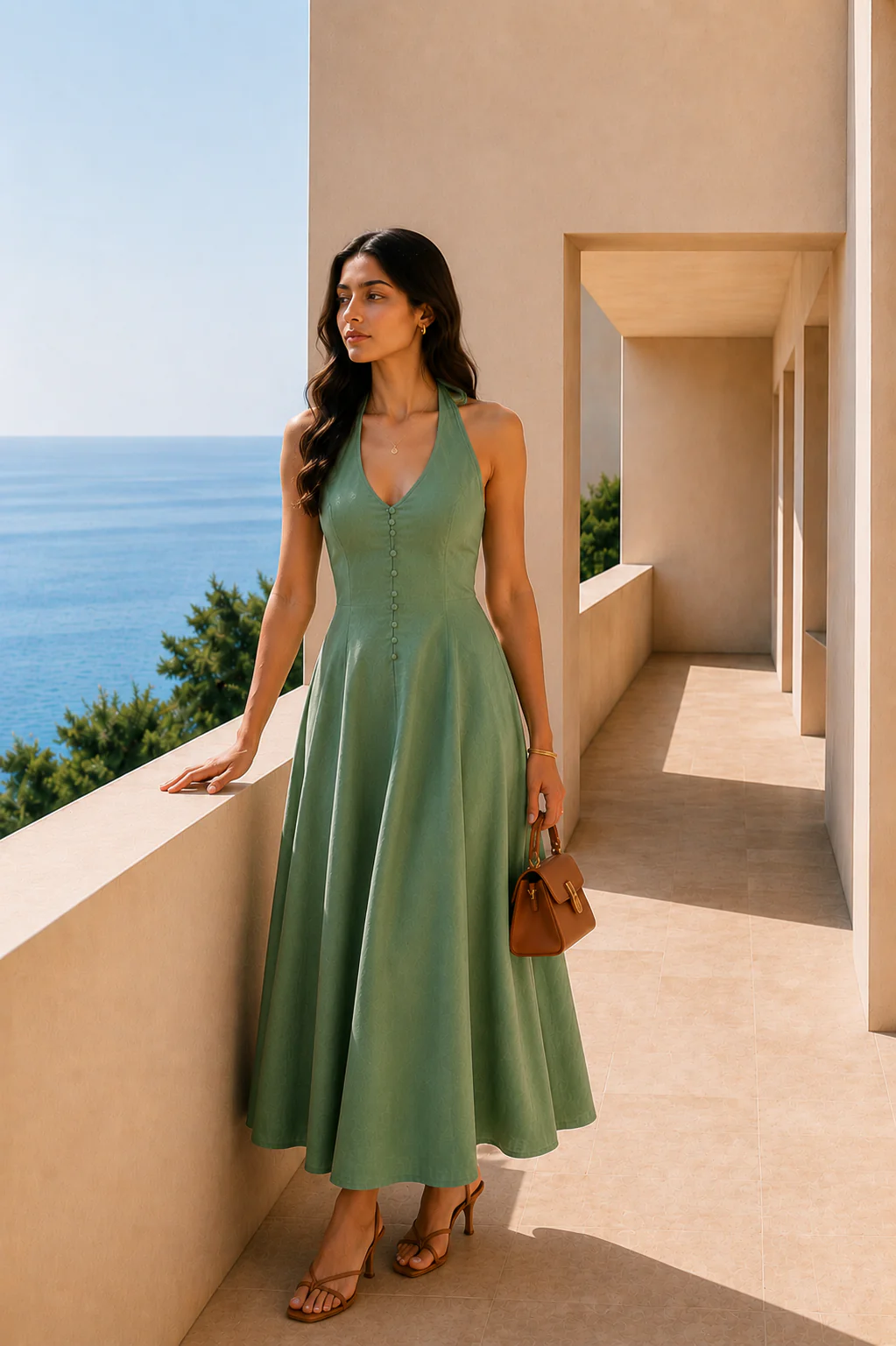 Tokyo Fern Glow Dress - Image 2