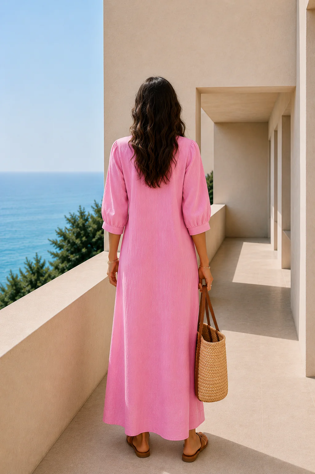 Tokyo Flamingo Bloom Dress - Image 3
