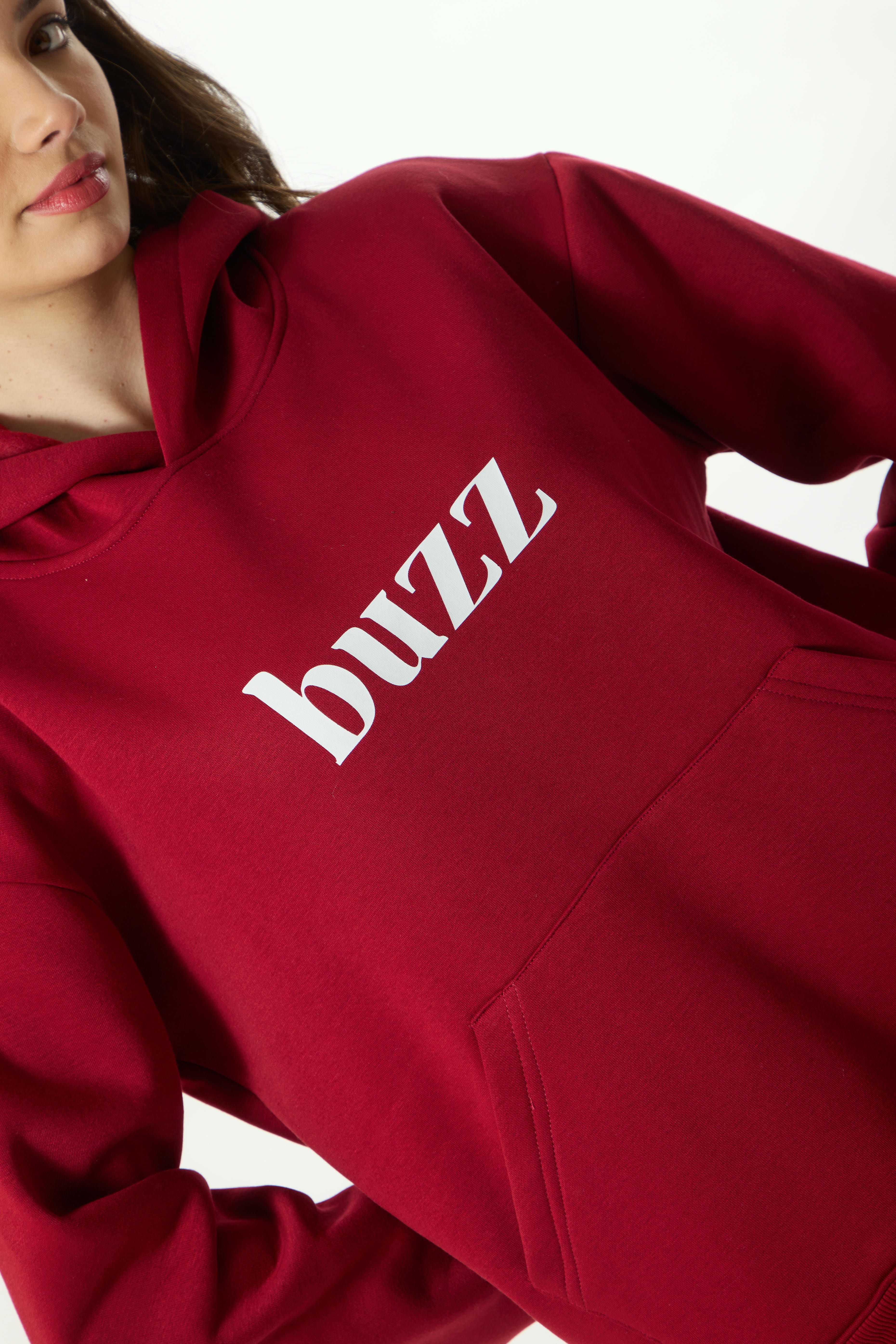 “YOU TALK TOO MUCH” Premium Oversized  Hoodie - Image 3